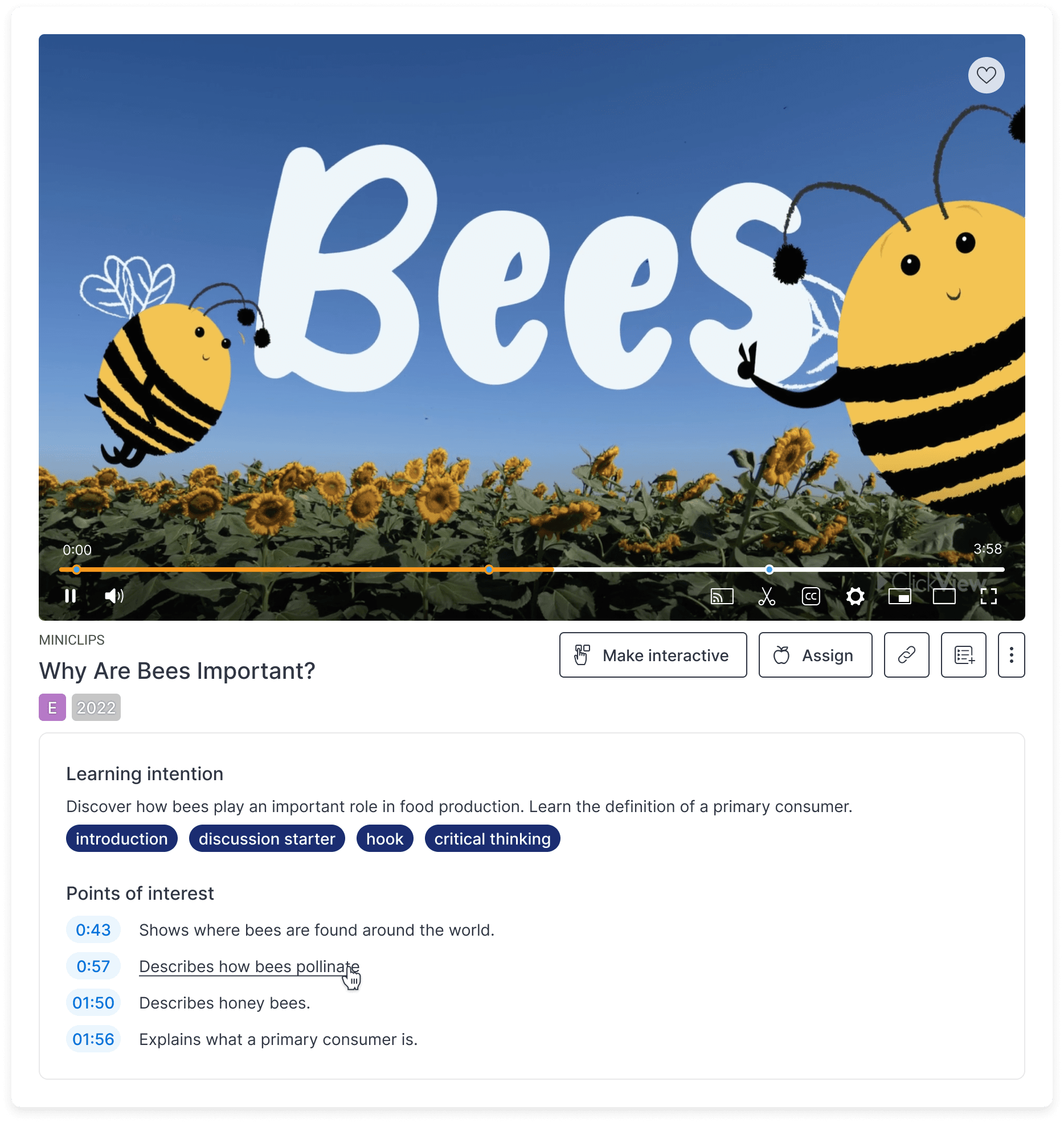 Ready to use videos and resources