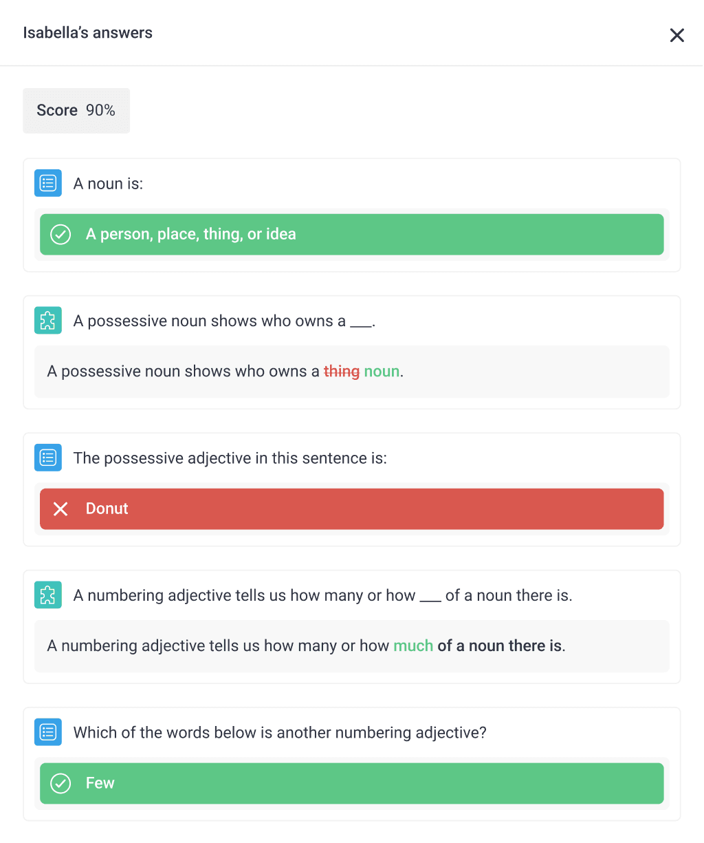 ClickView answer analytics