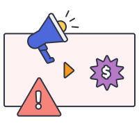 Inappropriate content illustration