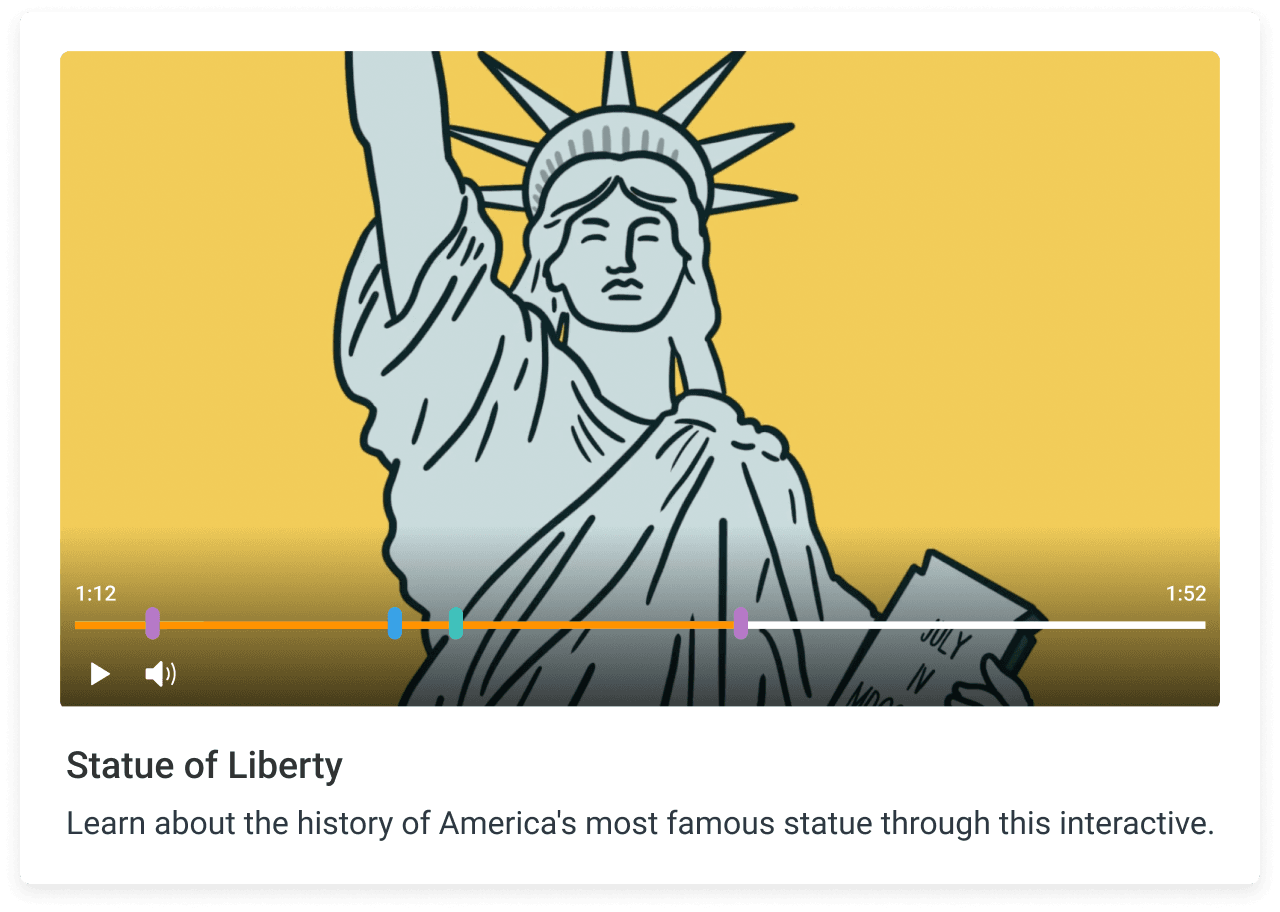 Interactive feedback on ClickView