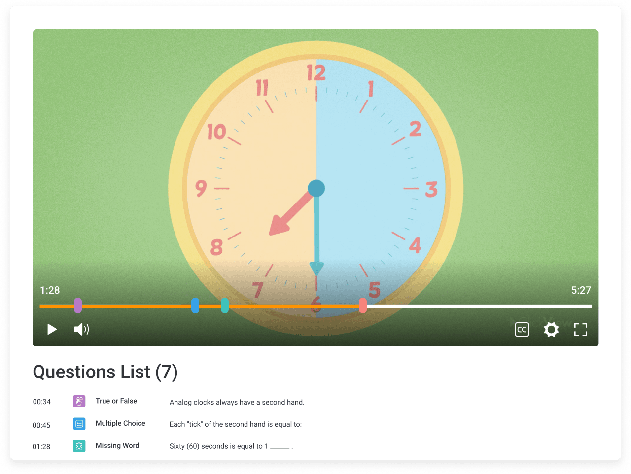 Intearctive ClickView video