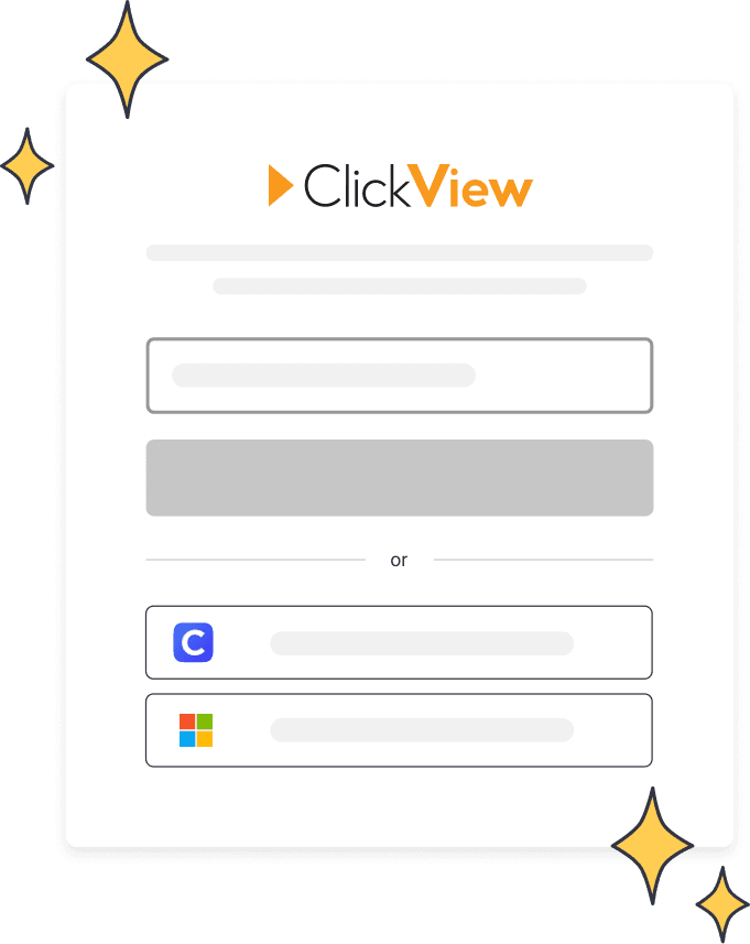 ClickView Login form
