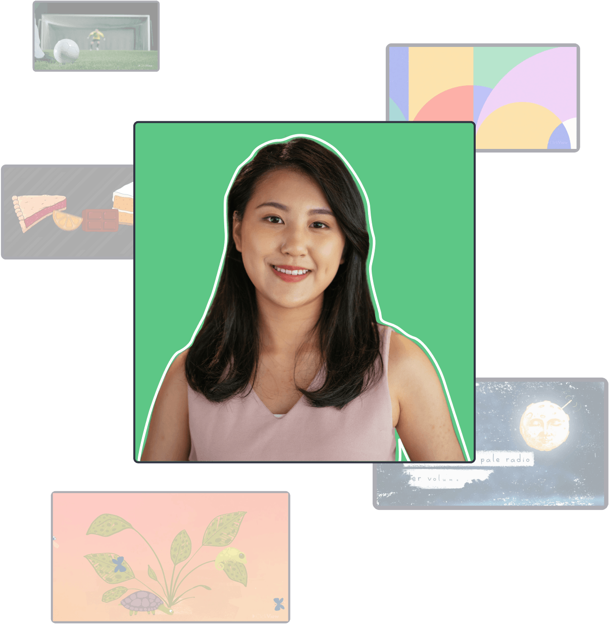 Middleschool teacher image with videos