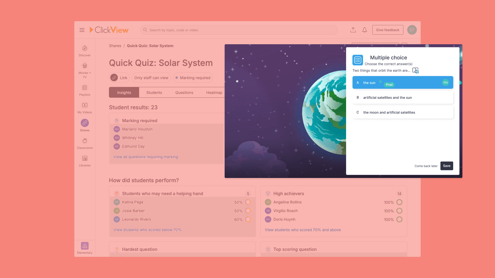 ClickView Interactive videos