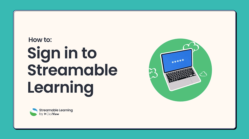 How to sign in to Streamable Learning thumbnail