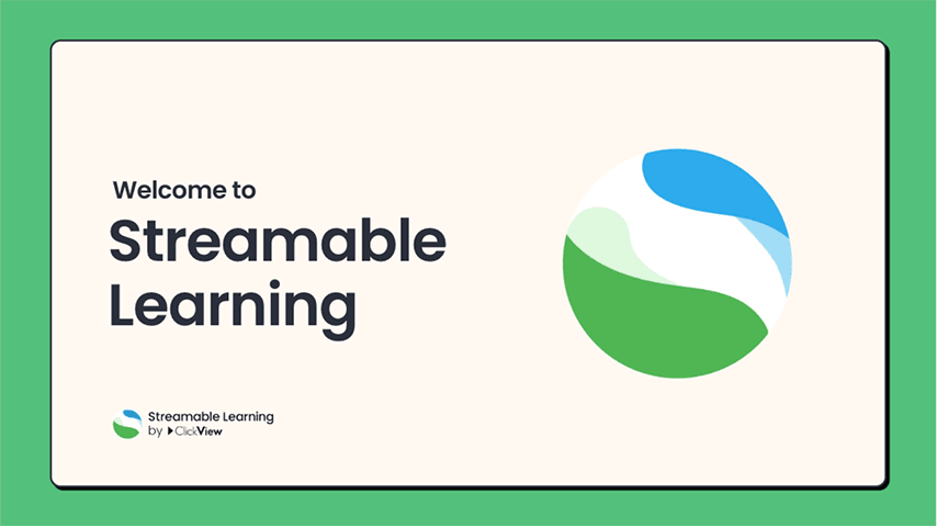 Welcome to Streamable Learning thumbnail